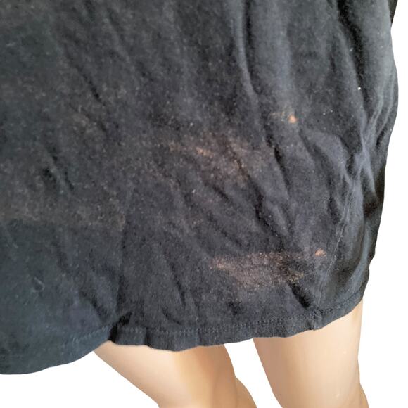 The Rolling Stones Tshirt Mens Small Black Pink Blue Hippie Floral - Picture 8 of 10